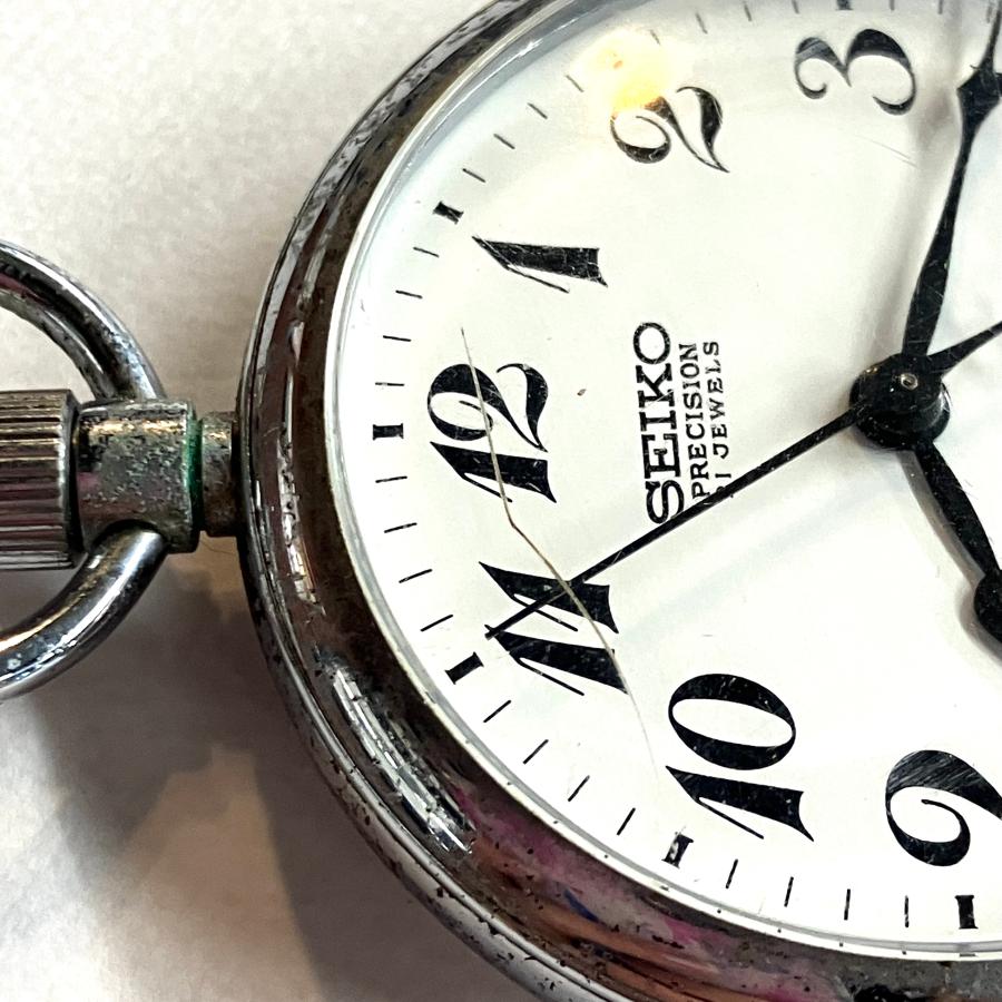 SEIKO（セイコー） 現品 SEIKO PRECISION アンティーク懐中時計 : ミニ