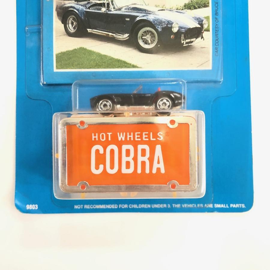 新品 現品 HOTWHEELS MICRO PARK'N PLATES GARAGE 427 COBRA ミニカー