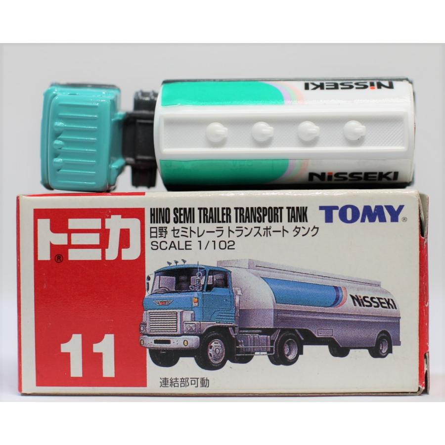 USED トミカ 11 日野 セミトレーラー トランスポートタンク 1/102