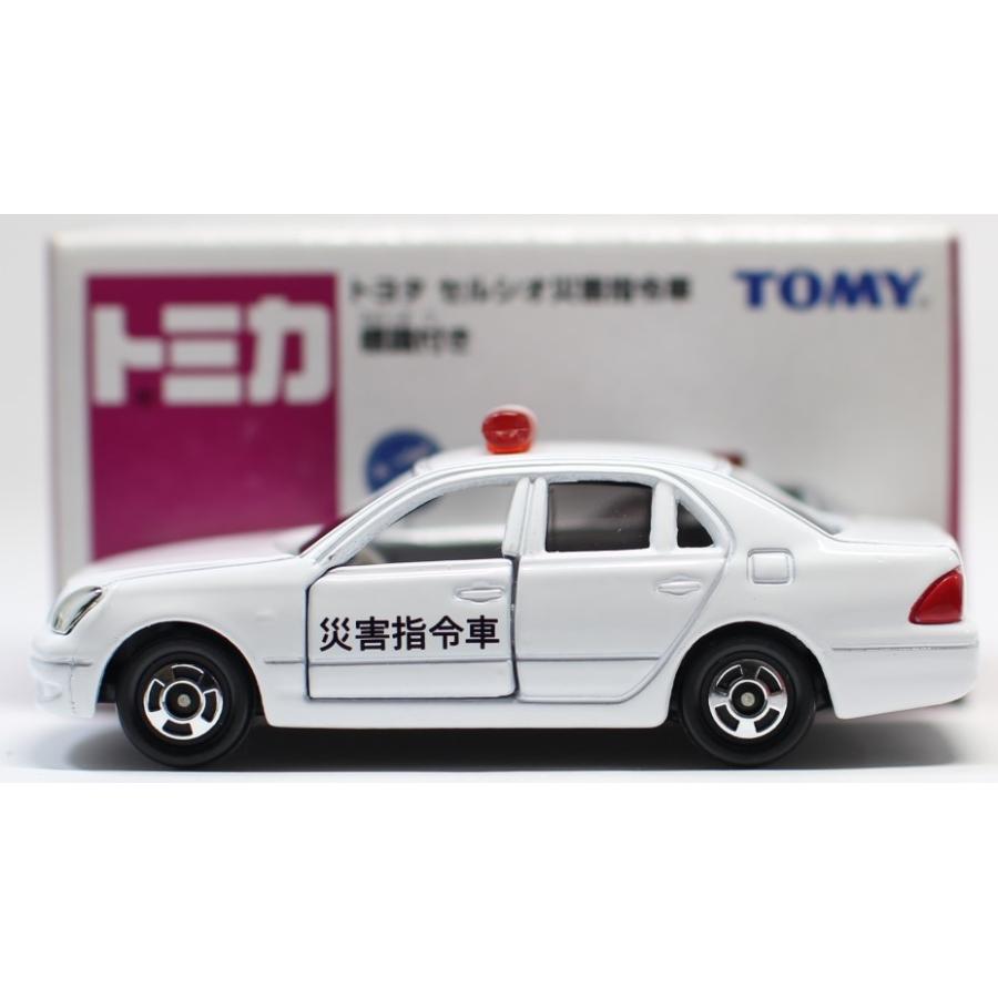 USED トミカ イオン限定 トヨタ セルシオ 災害指令車 標識付