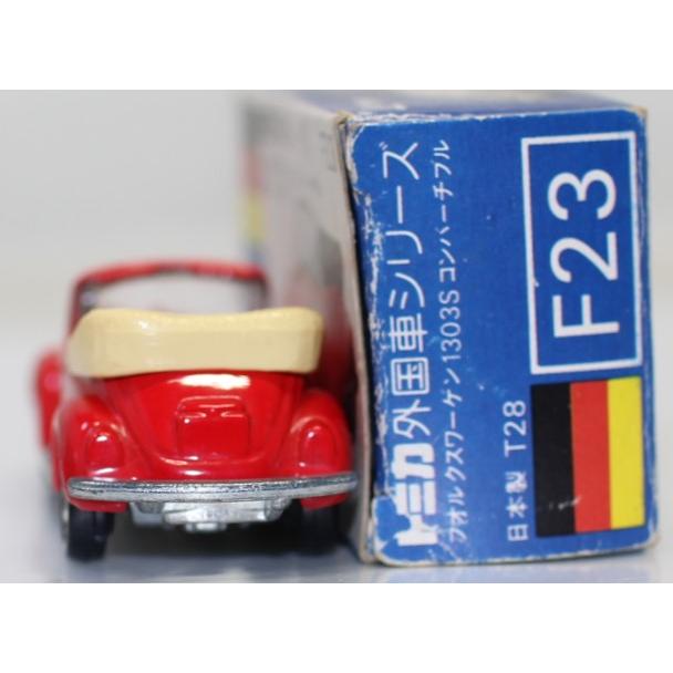 USED トミカ 青箱 F23 フォルクスワーゲン 1300S コンバーチブル 1/60