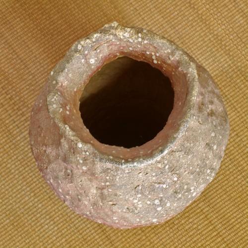 信楽焼 穴窯 登り窯 花瓶 自然釉 緋色 スカーレット 薪 おしゃれ