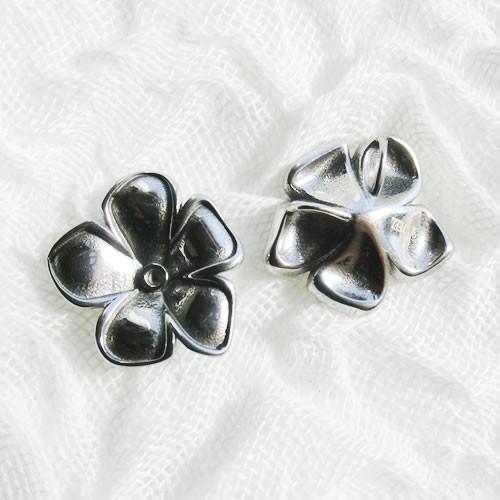 グルーデコ土台 チェーン付き ネックレス 04 シルバー チェーン付