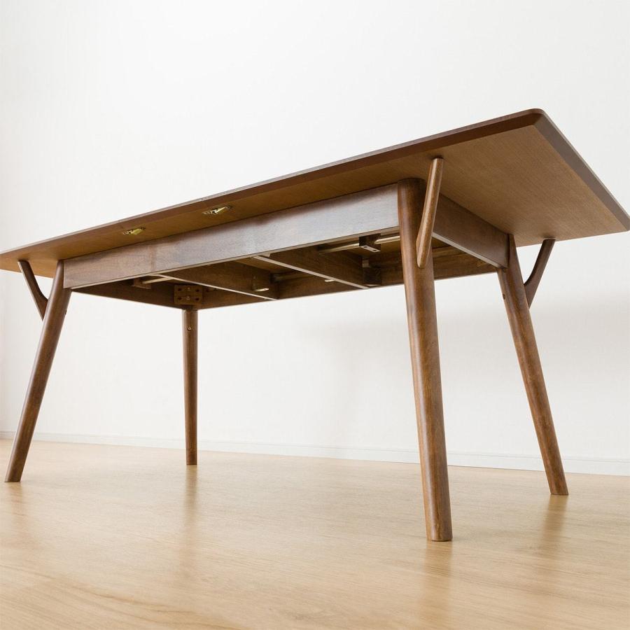 ニトリ（NITORI） 幅150(伸長時180) 伸長式ダイニングテーブル