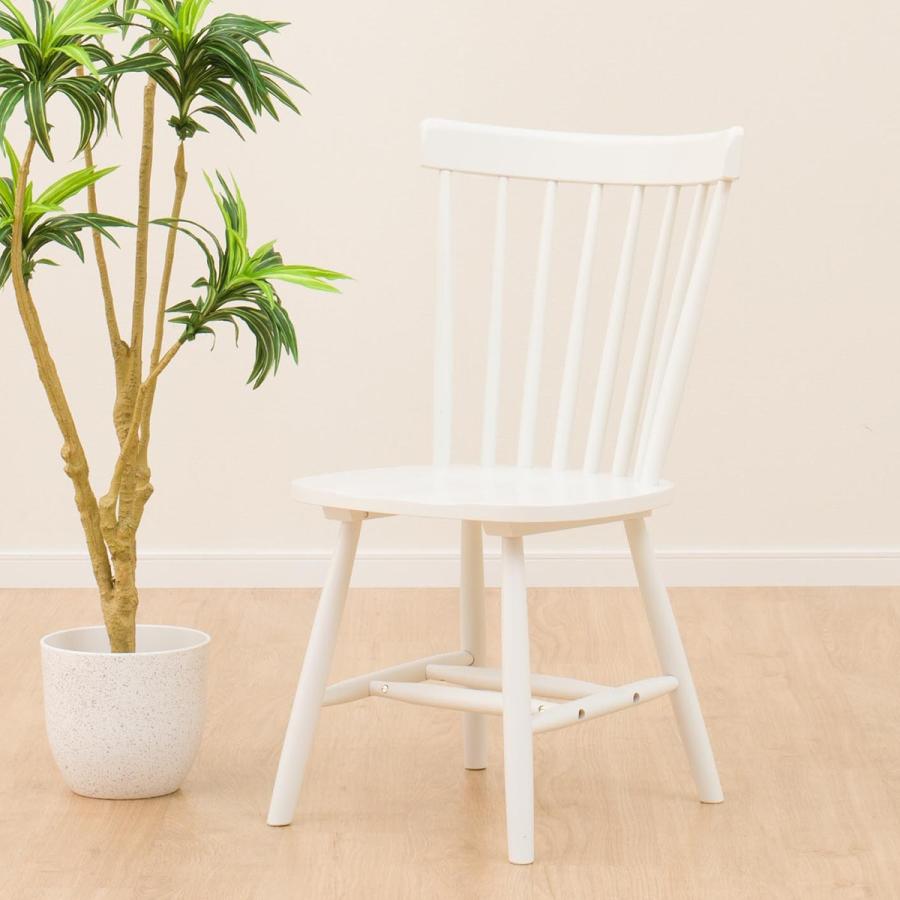 ニトリ（NITORI） ダイニングチェア（トーンSW WH） 食卓椅子 木製