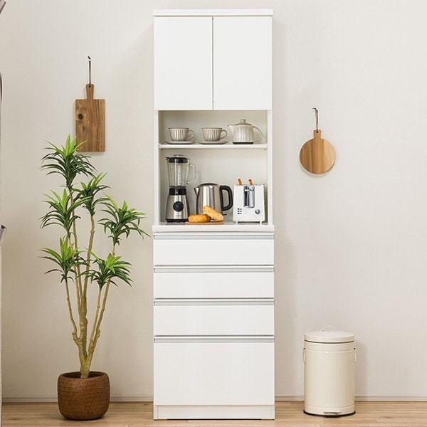 ニトリ（NITORI） 幅60cm キッチンボード(レジューム 60TF-H WH/60QH