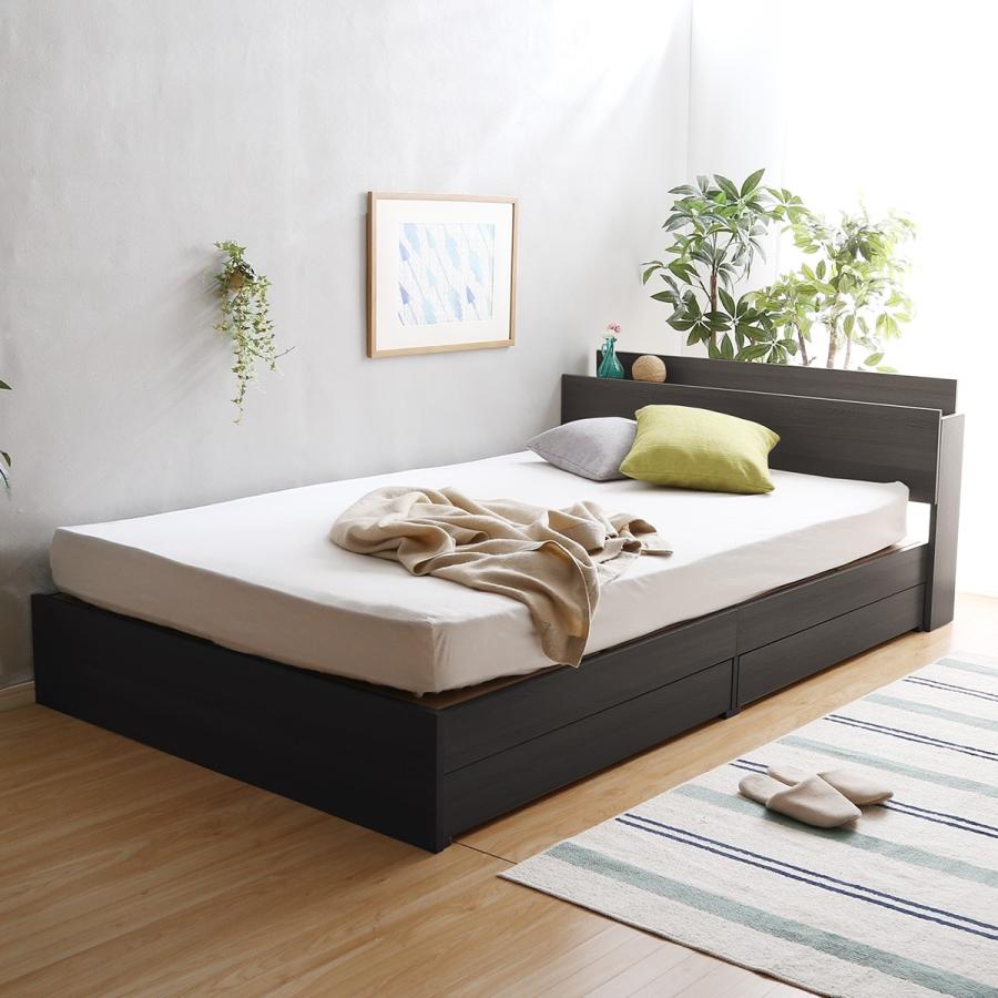 ニトリ（NITORI） ベッド シングル 棚・コンセント付きチェストベッド