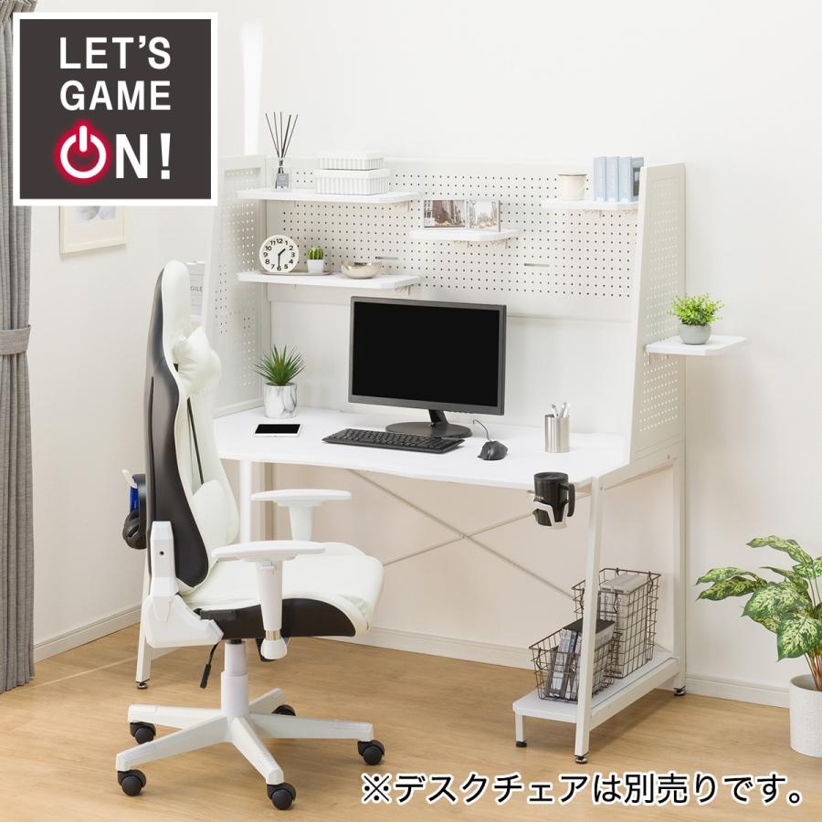 ニトリ（NITORI） ゲーミングデスク( GM009 140 WH) ワークチェア