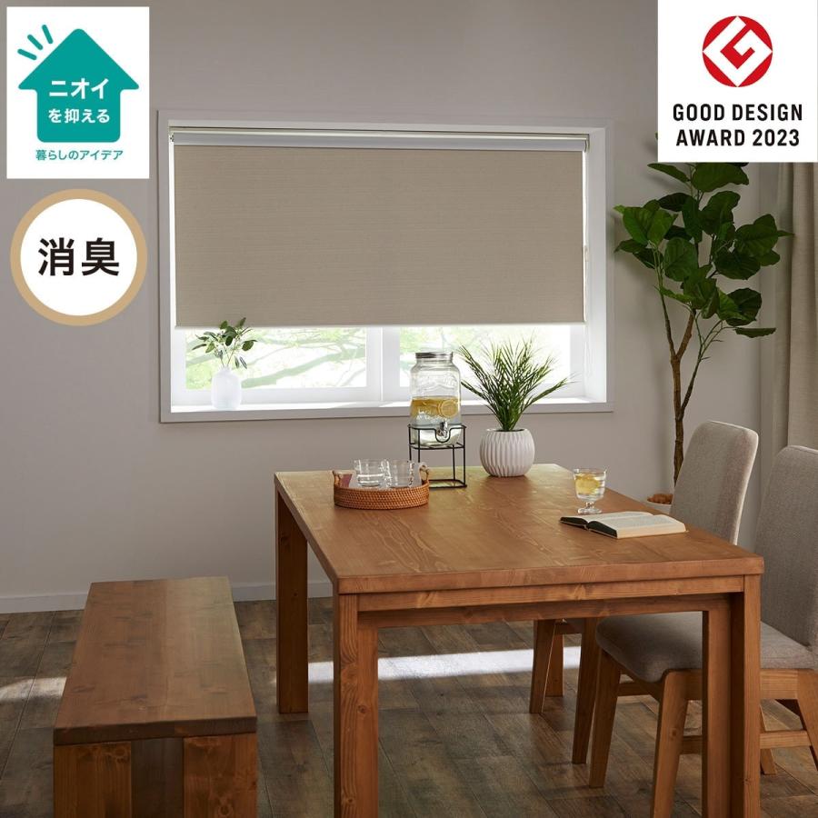 ニトリ（NITORI） 遮光・消臭ロールスクリーン(アクト IV 80X220) 幅80