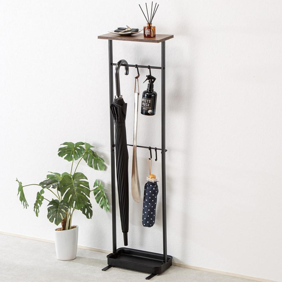 ニトリ（NITORI） 天板付き傘ハンガー(ブラック CC325001 T) 傘立て