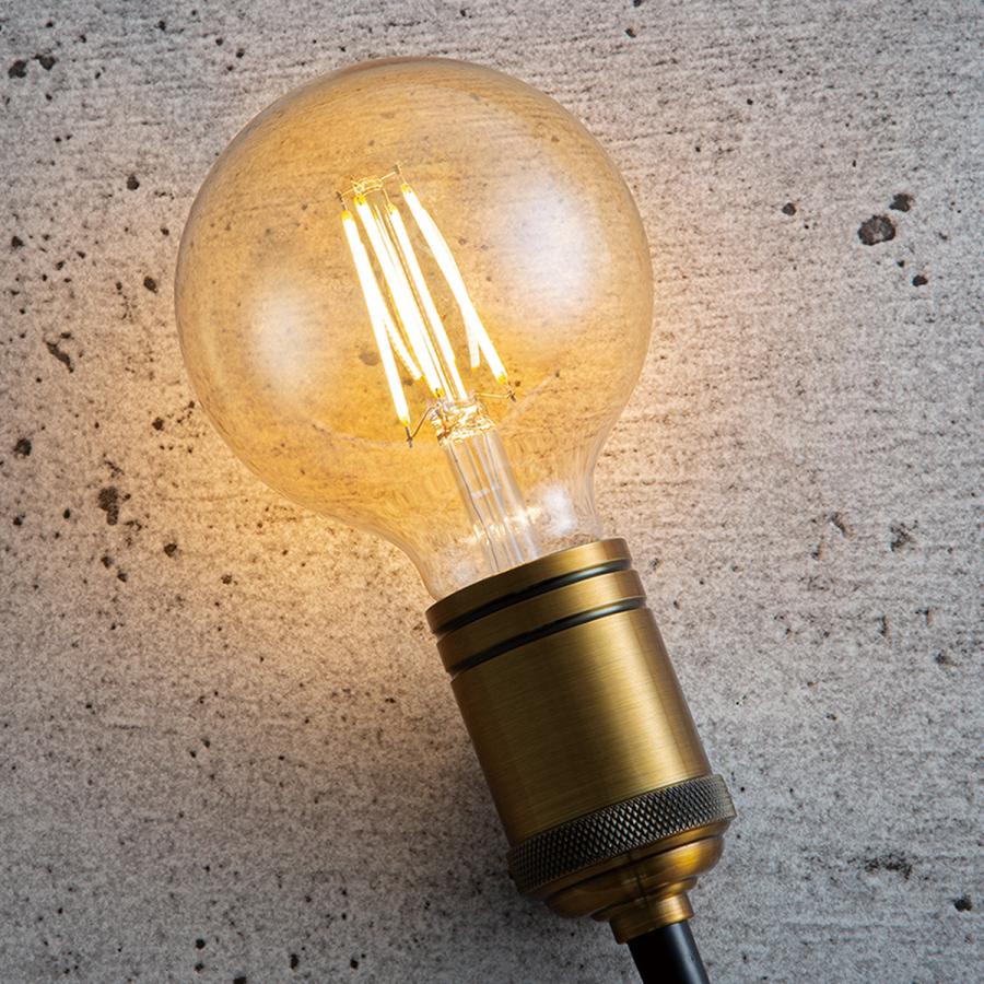 ニトリ（NITORI） LEDフィラメント電球(E26口金 60W相当 LEE-G95U 60