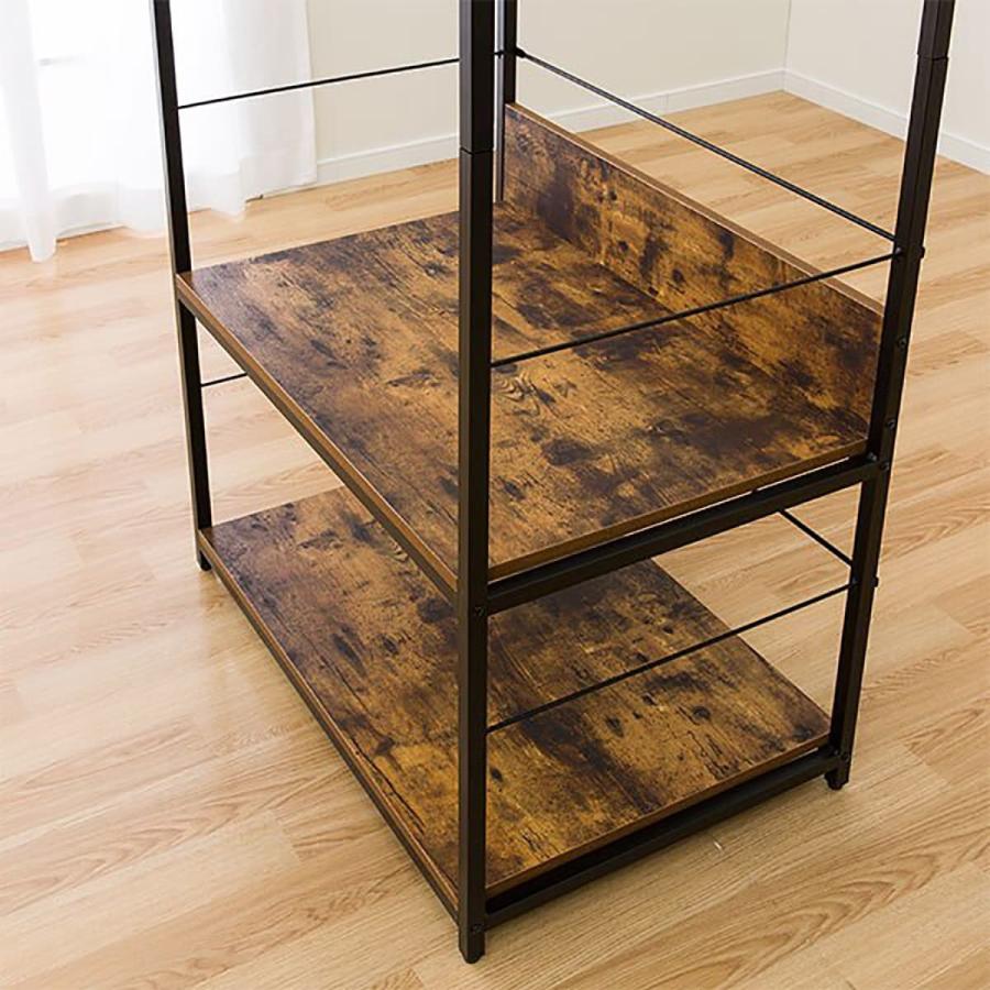 ニトリ（NITORI） ハンガーラック(N ステイン 1880 BR) クローゼット