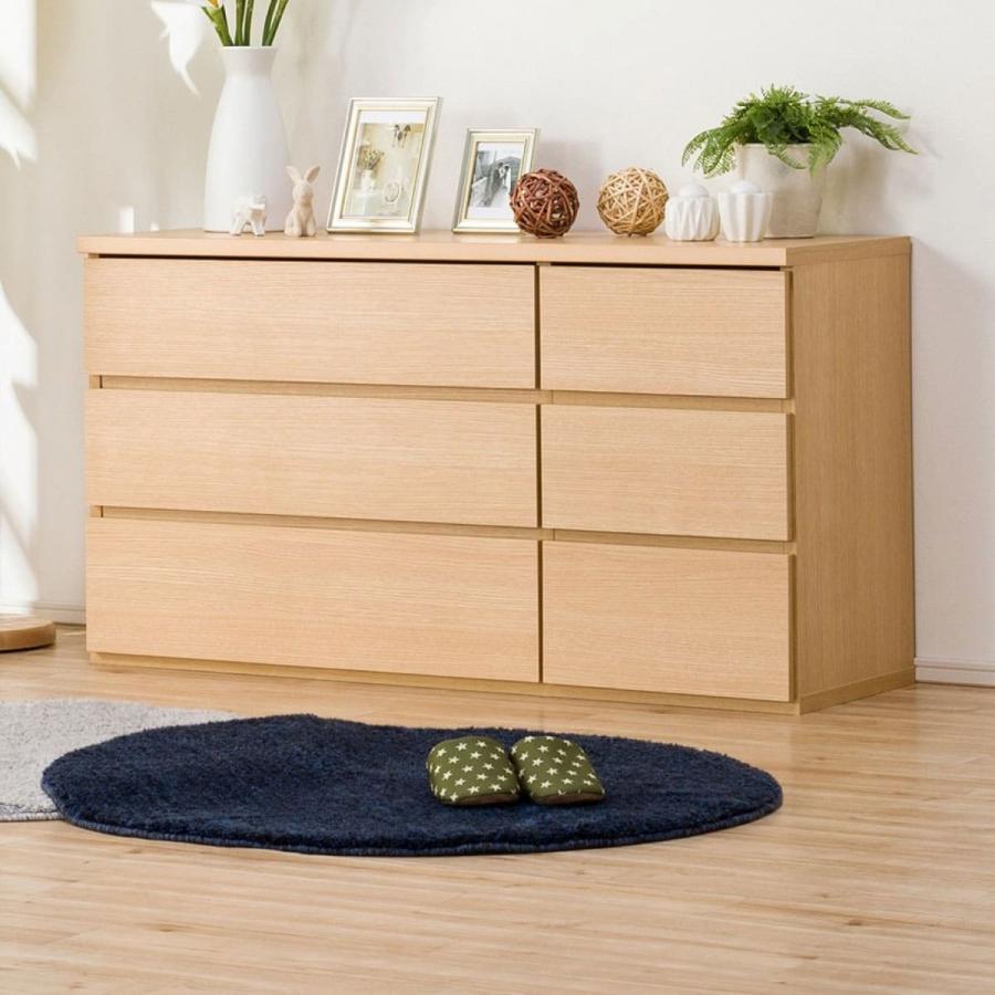 ニトリ（NITORI） ローチェスト(エレアK 120 LBR 3段) タンス たんす