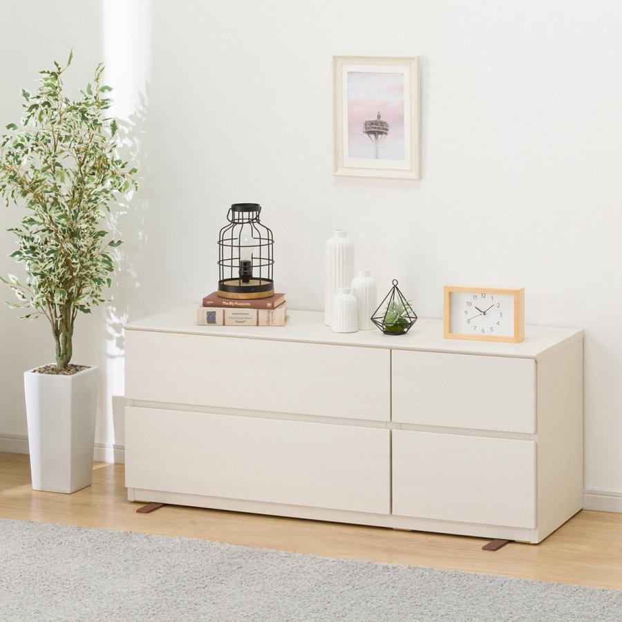 ニトリ（NITORI） ローチェスト(クエス 120-2LC WW) タンス たんす