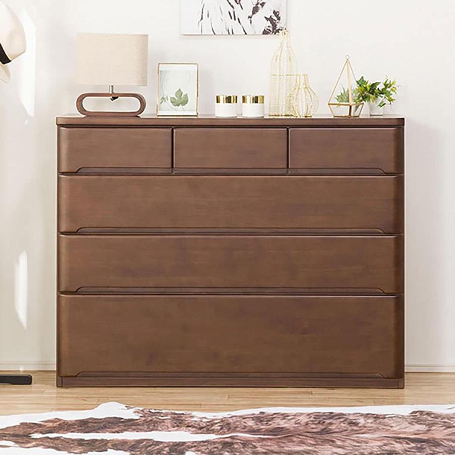 ニトリ（NITORI） ローチェスト(オウカ2 DVD120LC DBR) タンス たんす