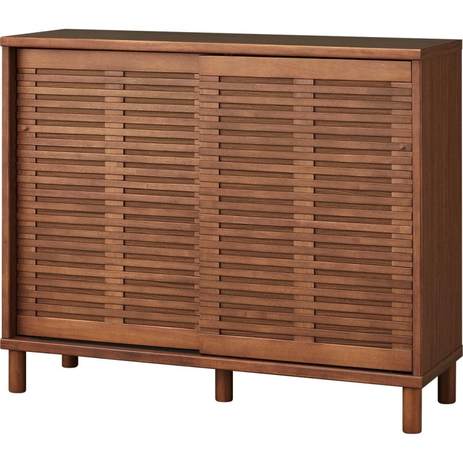 ニトリ（NITORI） シューズボックス(モミジ2 120 MBR) 下駄箱 : ニトリ