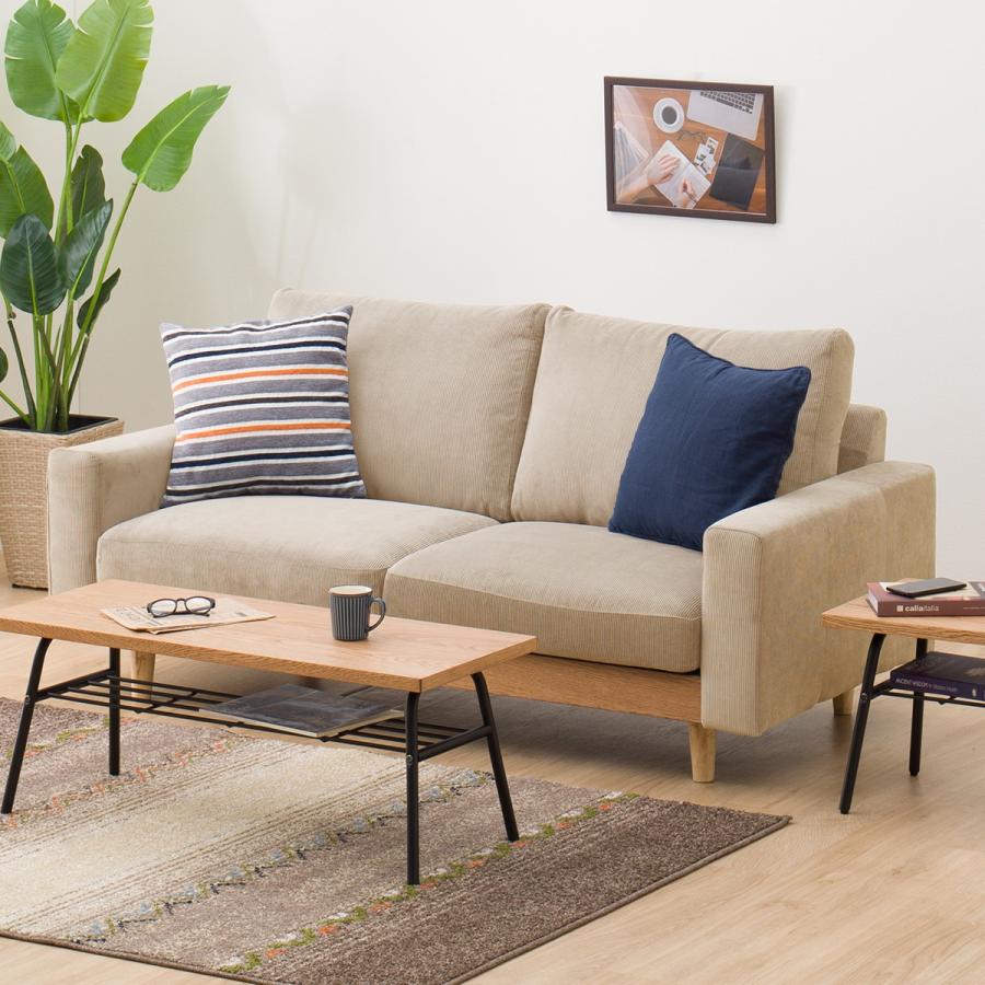 ニトリ（NITORI） ソファー ソファ 2.5人掛け 布張りワイドソファ