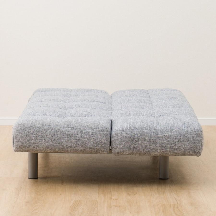 ニトリ（NITORI） 背もたれと肘掛けが動くソファベッド (マークスAM GY