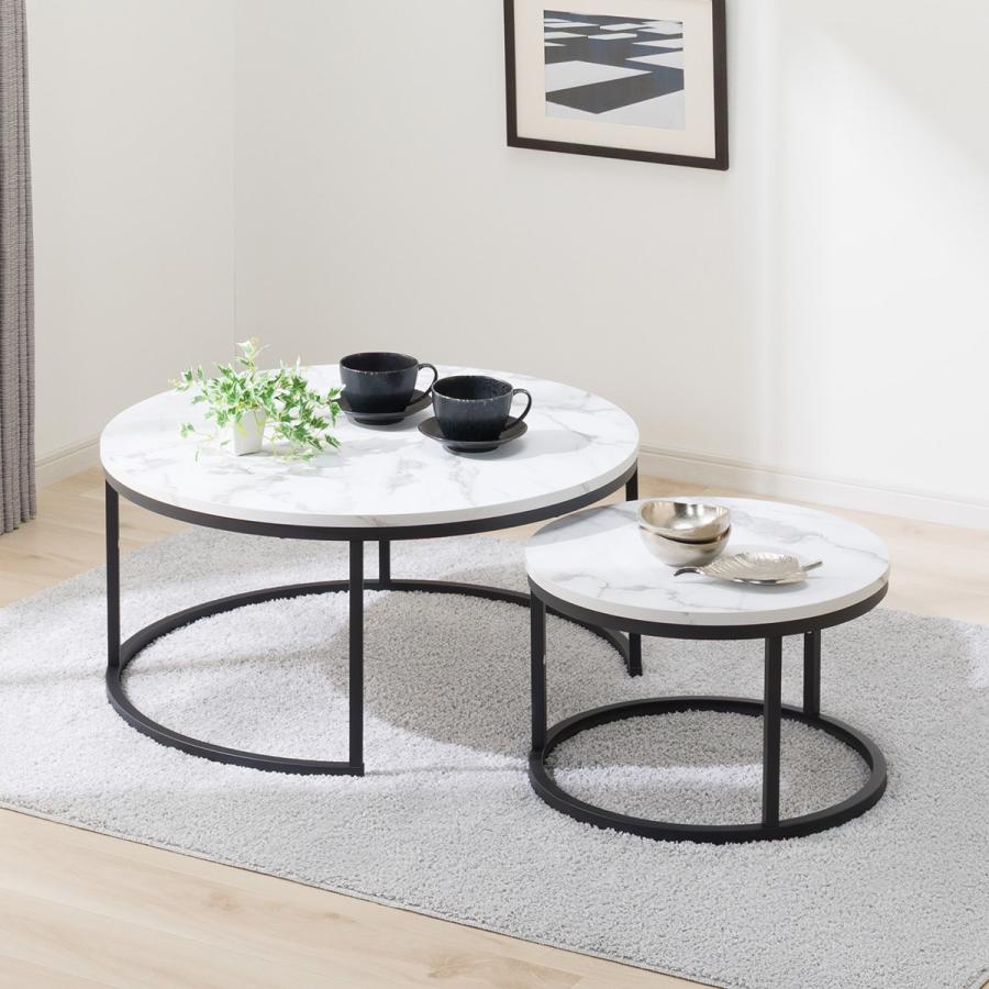 ニトリ（NITORI） センターテーブルセット(SD03 WH) ニトリ期間限定：4