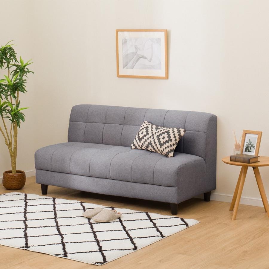 ニトリ（NITORI） 布張り2人掛けソファ(ボックス AQ-MGY) : ニトリ