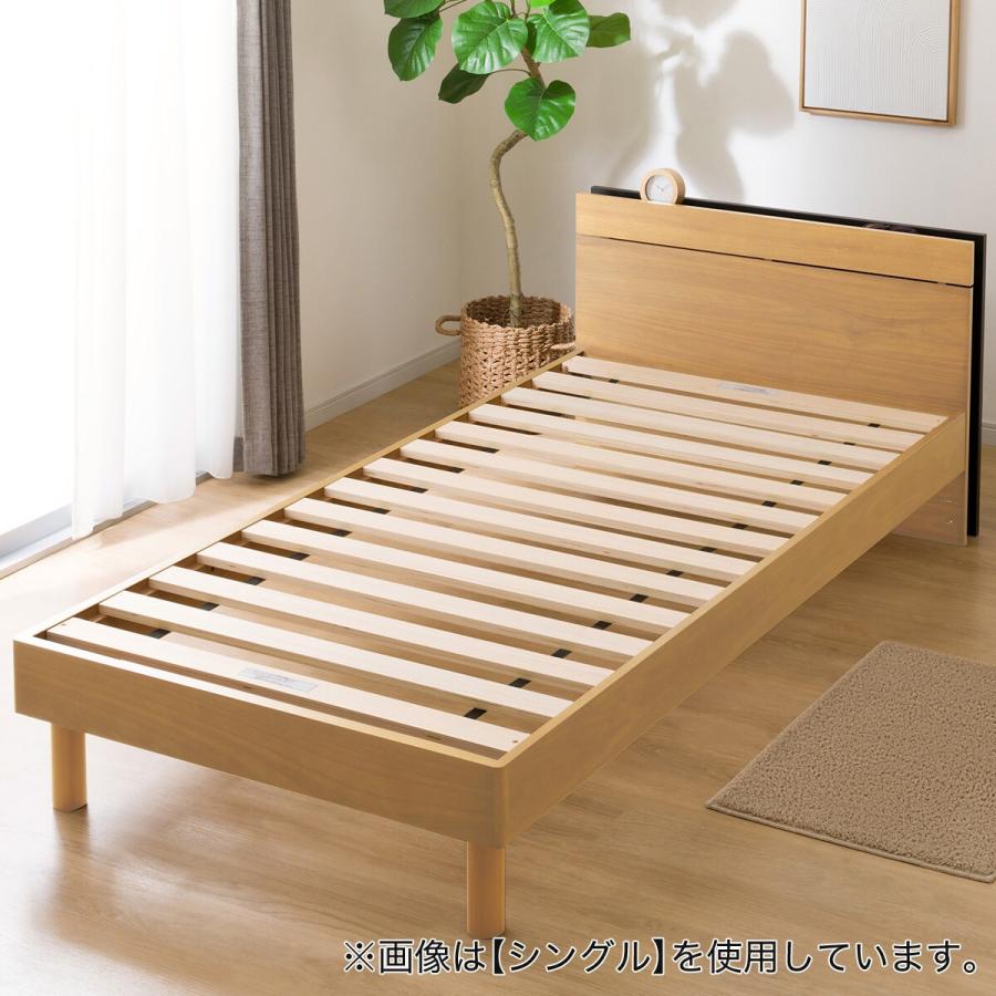 ニトリ（NITORI） ベッド すのこセミダブルベッドフレーム(MF-301 LBR