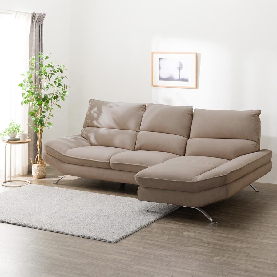 ニトリ（NITORI） 布張りカウチソファ(FR03 LC BR) : ニトリ Yahoo!店