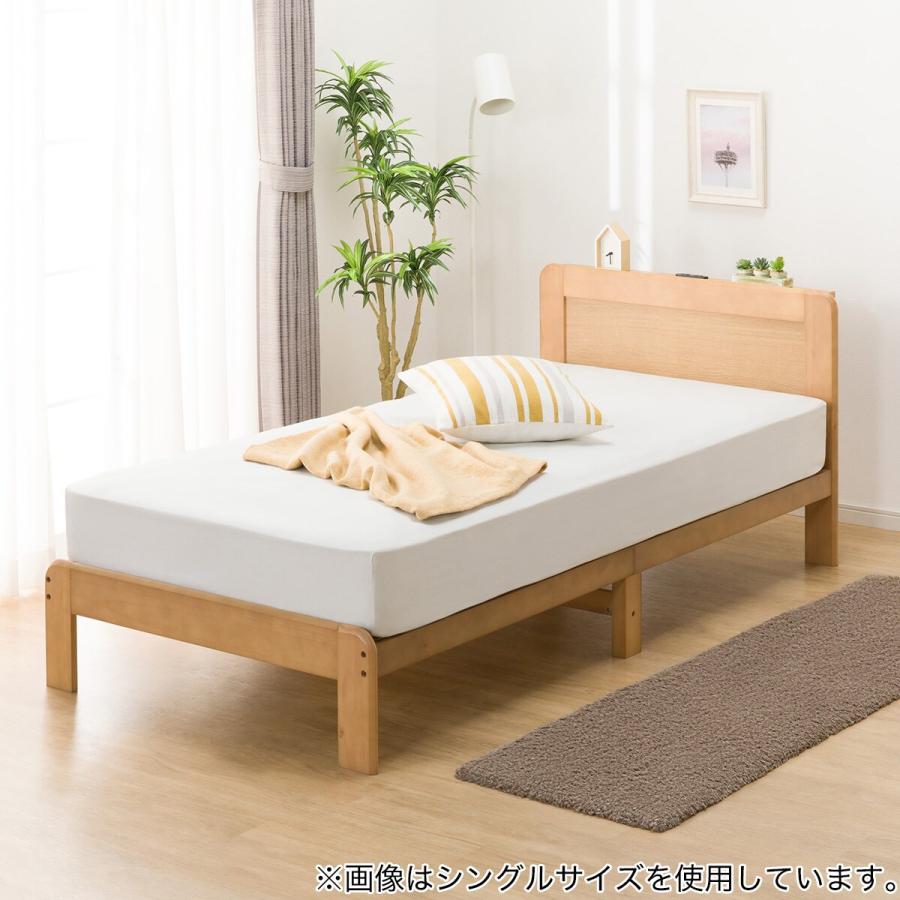 ニトリ（NITORI） セミダブルベッドフレーム(LC-401 GK LBR-S