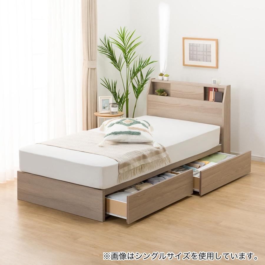 ニトリ（NITORI） ベッド クイーンベッドフレーム(アザン3 浅型/GY