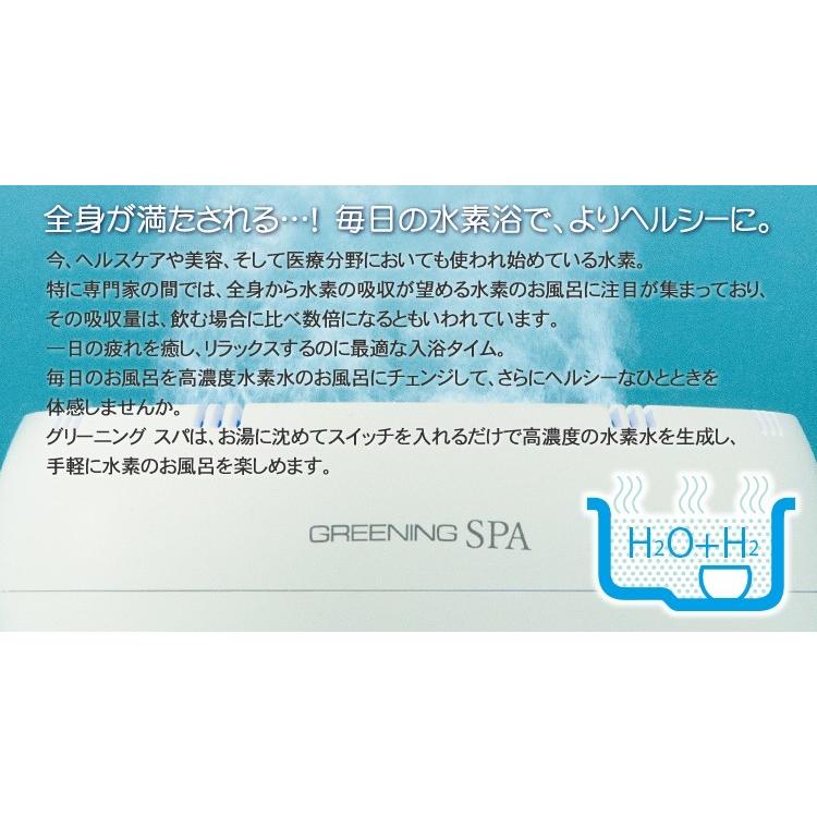 グリーニングスパ（GREENING SPA） HDW0004 水素風呂 水素水風呂 : NIC