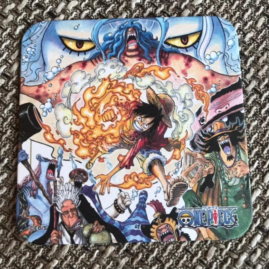 ☆ワンピース ONE PIECE ジャンプショップ アートコースター ルフィ