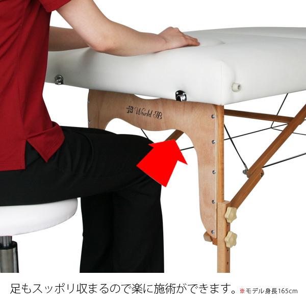 未使用‼️サロン用折りたたみベッド 185cm x 70cm ベッドカバー付 未