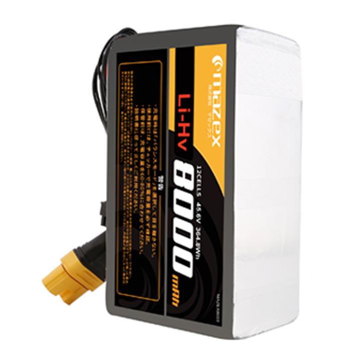 マゼックス純正・バッテリー 8000mah リポバッテリー 12S Li-HV LED