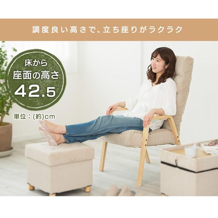 IRIS OHYAMA（アイリスオーヤマ） 椅子 おしゃれ 座椅子 北欧 チェア