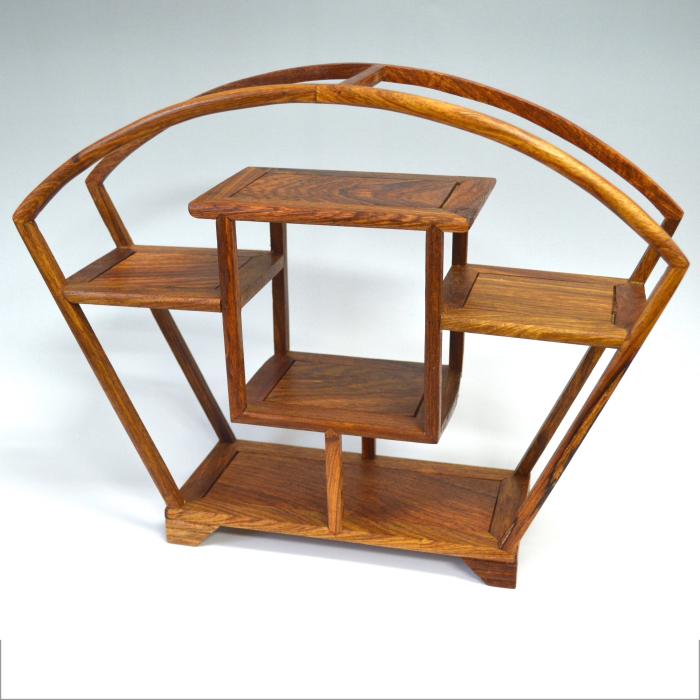 珍品棚 飾り棚 小棚 木製 シェルフ 収納ラック 茶器 花器 オブジェ