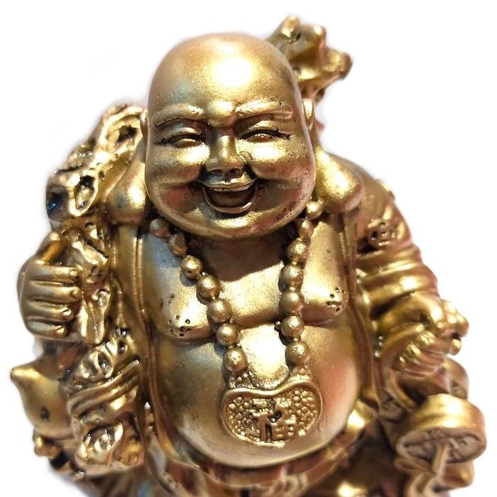 布袋尊 布袋さん 七福神 s21029-1 置き物 財運 金運 開運 商売繁盛