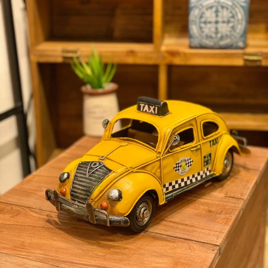 ブリキカー タクシー 43017 ブリキ おもちゃ ミニカー 車 アンティーク