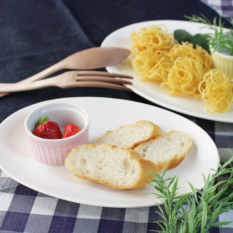 オーバルプレート 食器 25cm カレー皿 パスタ皿 中華 楕円皿 白 陶磁器