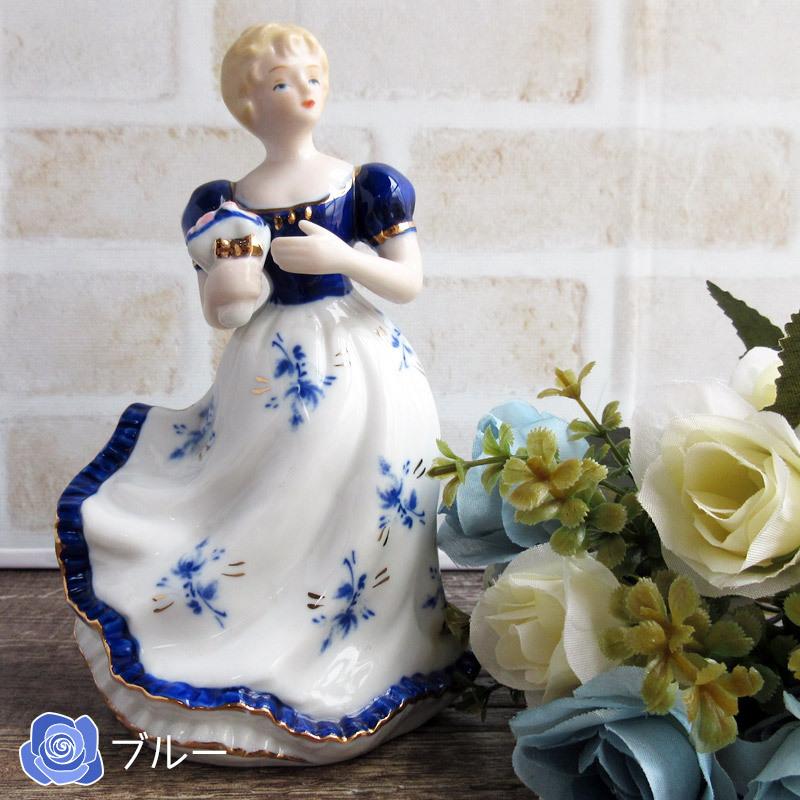 置物 陶製人形 瀬戸物 西洋陶器 せともの 昭和レトロ 陶器の人形