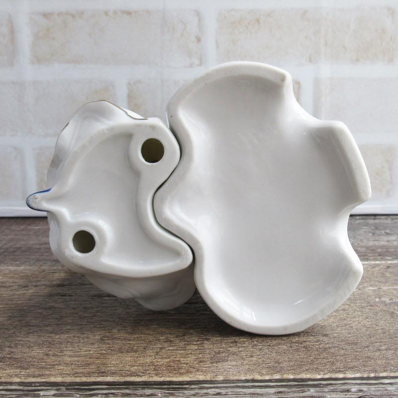 花瓶 600cc ノベルティ 西洋陶器 昭和レトロ 陶器の人形 フィギュア