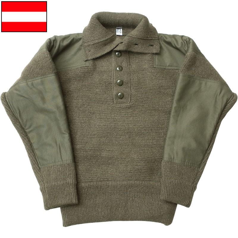 オーストリア軍 ヘビーウール アルパイン コマンドセーター デッド