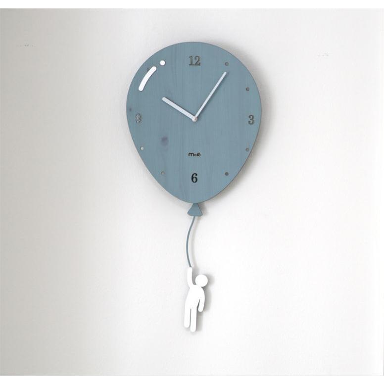 気球の壁掛け時計 掛け時計 かけ時計 壁飾り 北欧 おしゃれ プレゼント