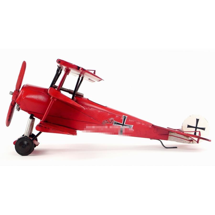 フォッカーDr.I レッドバロン 三葉機 Germany Red Baron ブリキ製 模型