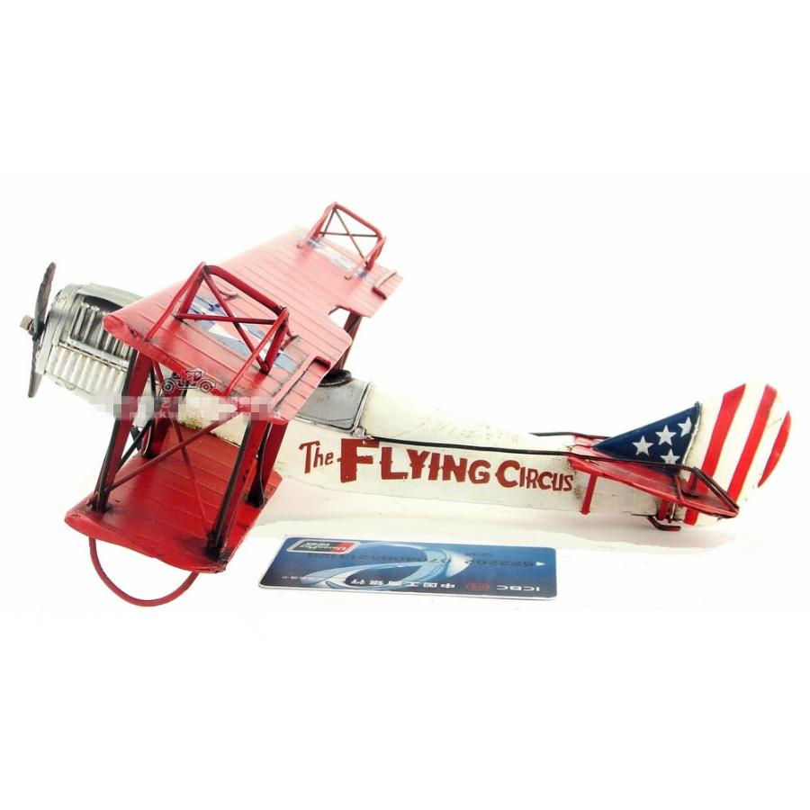 フォッカーDr.I レッドバロン 三葉機 Germany Red Baron ブリキ製 模型