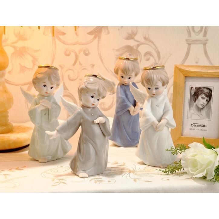 陶器 置物 西洋陶器 北欧磁器 陶器製人形 お姫様 陶器人形 陶器置物