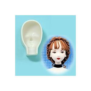 粘土 用具 押し型・抜き型 顔型 M | サン工業 日清アソシエイツ : 手芸