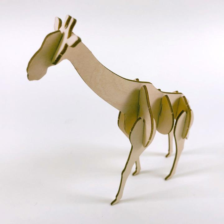 クラフトハートトーカイ ki-gu-mi Lite キリン | キリン 木製組立