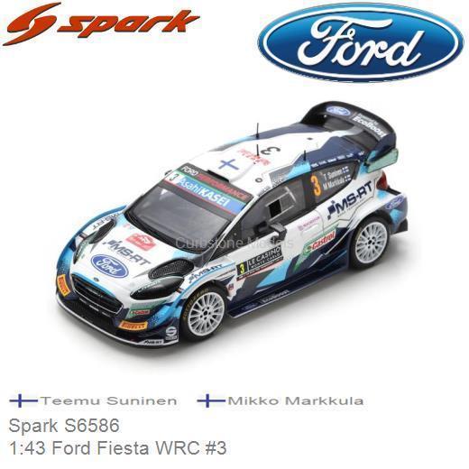 スパーク 1/43 フォード フェスタ WRC M-Sport Ford WRT No.3 Rally