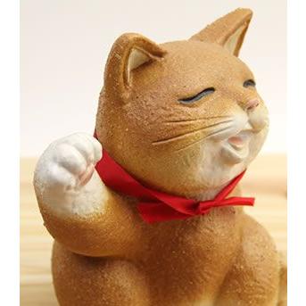 信楽焼 可愛い表情の猫おきもの ねこ 陶器ネコ ねこ置物 焼き物 ギフト