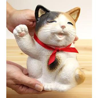 信楽焼 可愛い表情の猫おきもの ねこ 陶器ネコ ねこ置物 焼き物 ギフト