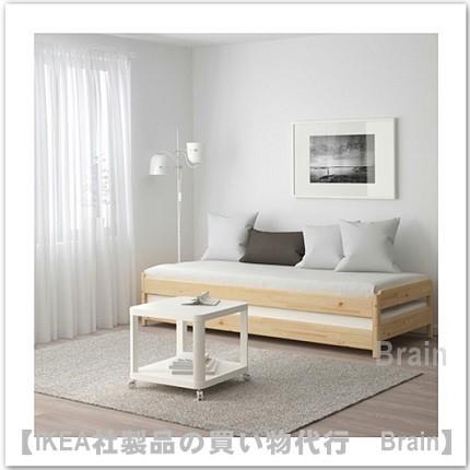 イケア（IKEA） UTAKER スタッキングベッド/ベッドベース（すのこ